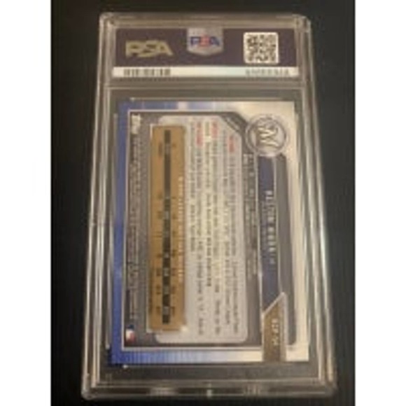 2019‎ Bowman Chrome Mega Box Keston Hiura /99 Green Refractor PSA 9 - Picture 2 of 2
